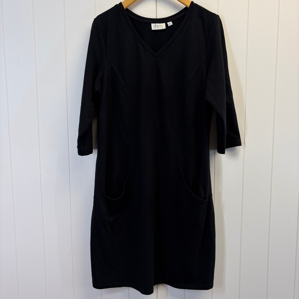 D & Co Active Loungewear Sweatshirt Dress Women Size 1X Athleisure Activewear